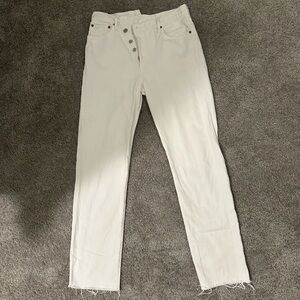 AGOLDE White Jeans Size 28